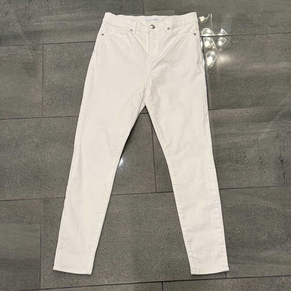 LOFT White Jeans